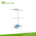 Table de table de chambre claire lampe à LED pliante de bureau